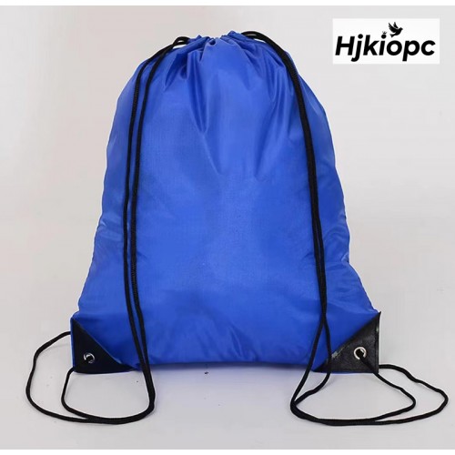 Drawstring Backpack, Water Resistant String Bag, Sports Sackpack Gym Sack for Men Women Travel Storage Use